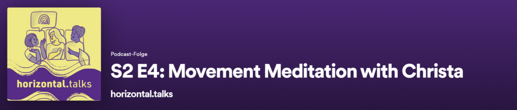 Podcast Movement meditation
